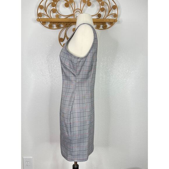 GUESS plaid ring pull zip dress S - Picture 4 of 8